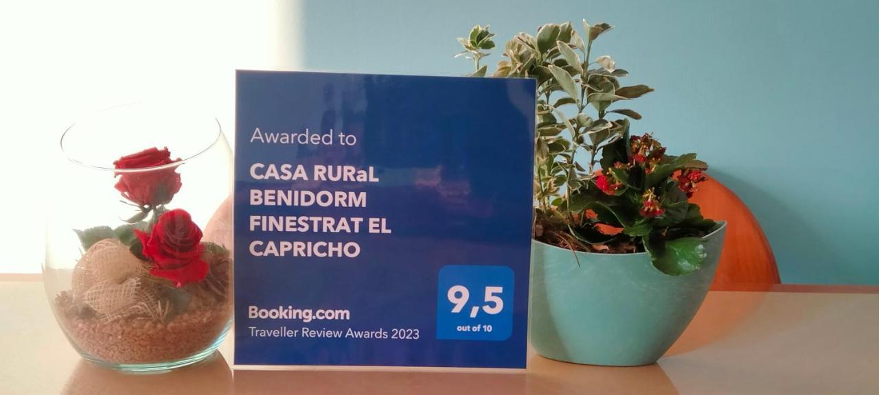 Casa Rural Benidorm Finestrat El Capricho Kültér fotó